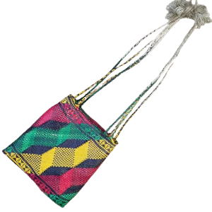 Basket - Vanuatu flag on cube pattern